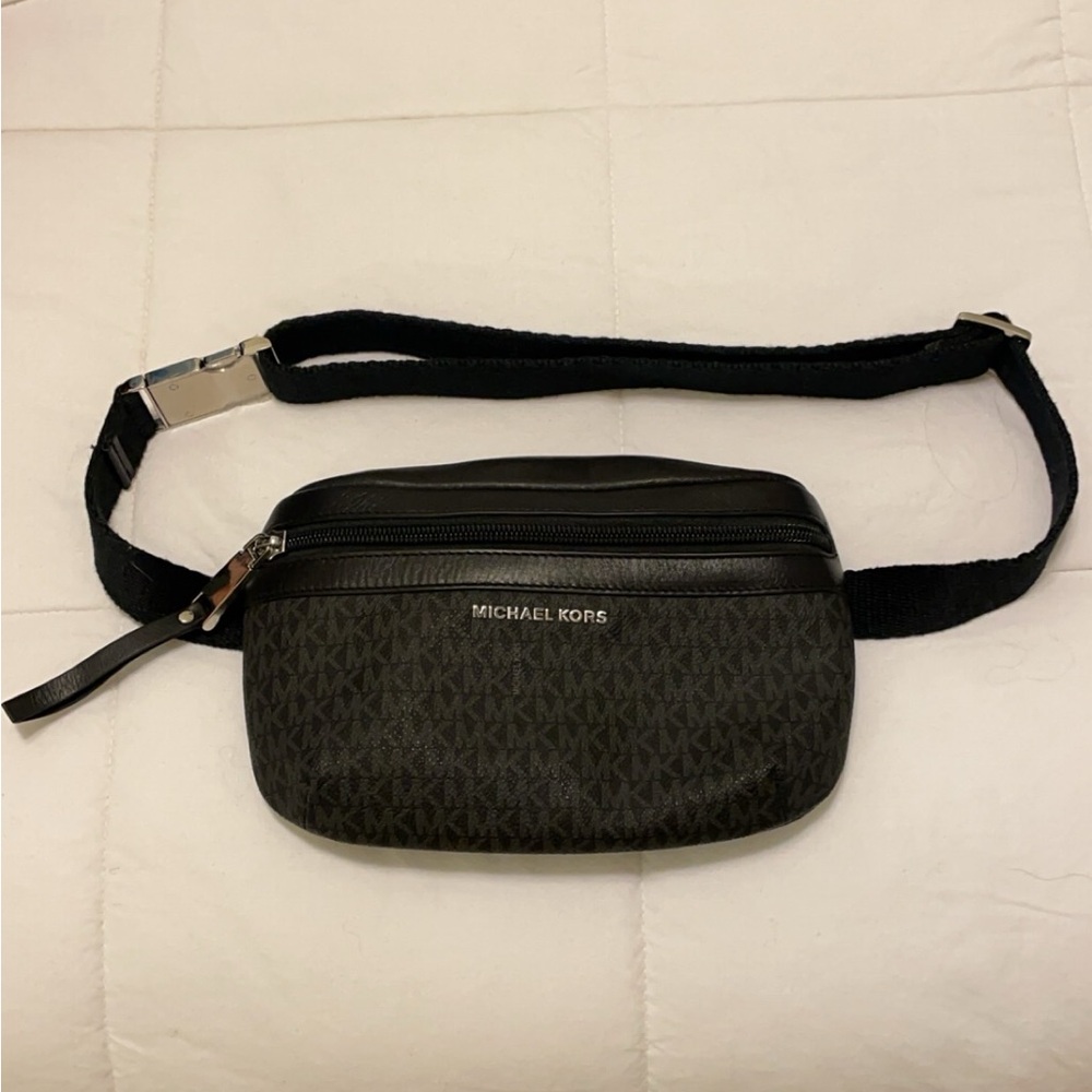 Black Michael Kors belt bag